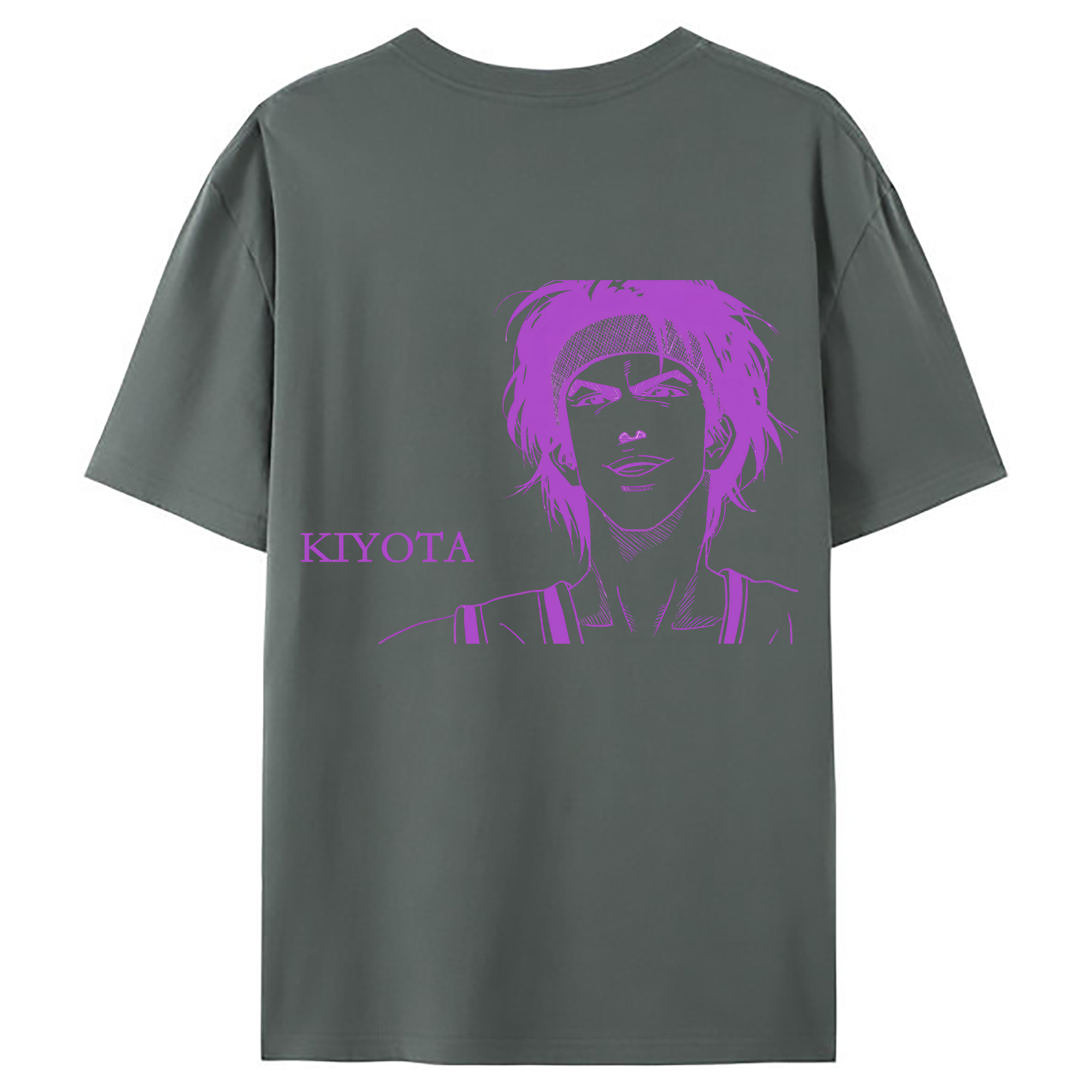 （画像用） SLAM DUNK／スラムダンク 綿100％ メンズ半袖Tシャツ（バックプリント） 通気性